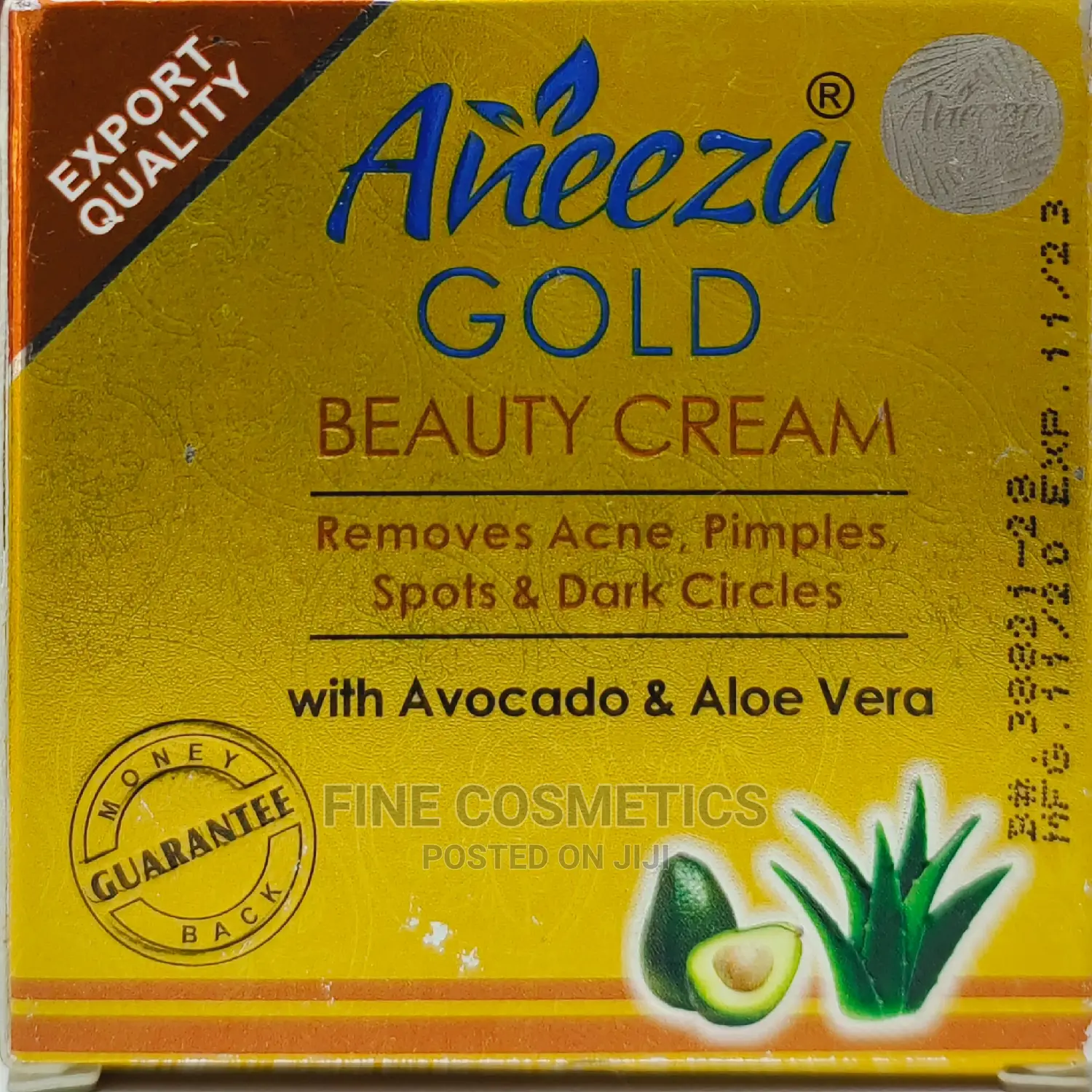 Aneeza Gold Beauty Cream With Avacado Aloe Vera