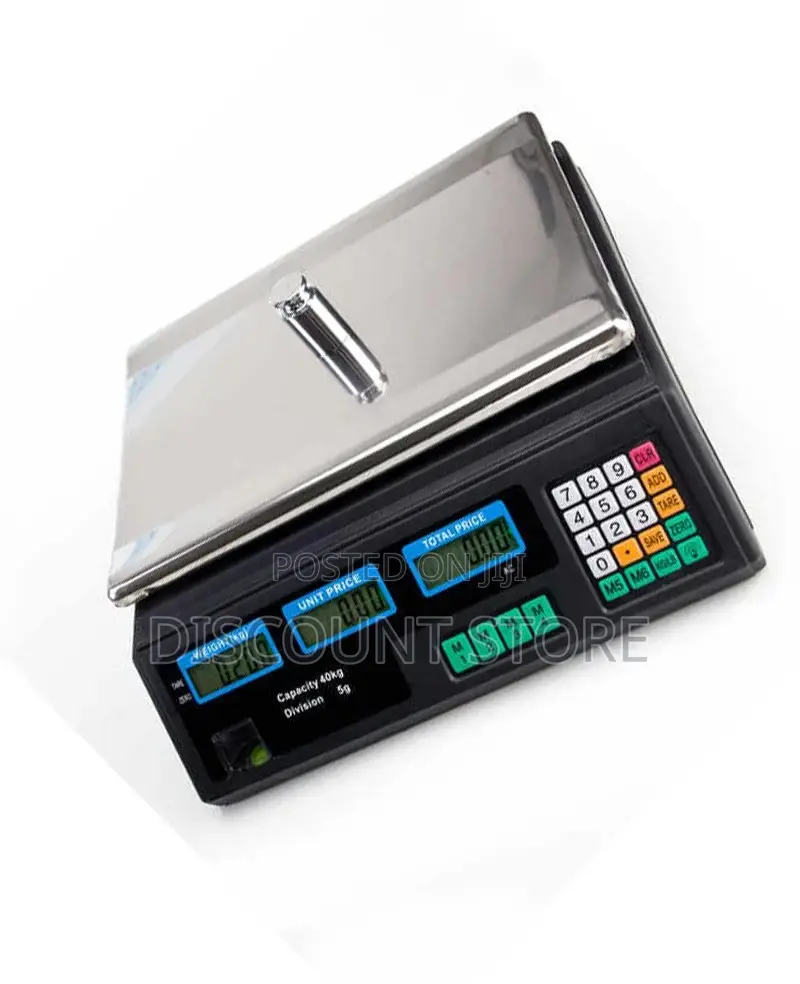 Supermarkets Stores Price Computing Weigh Scales.