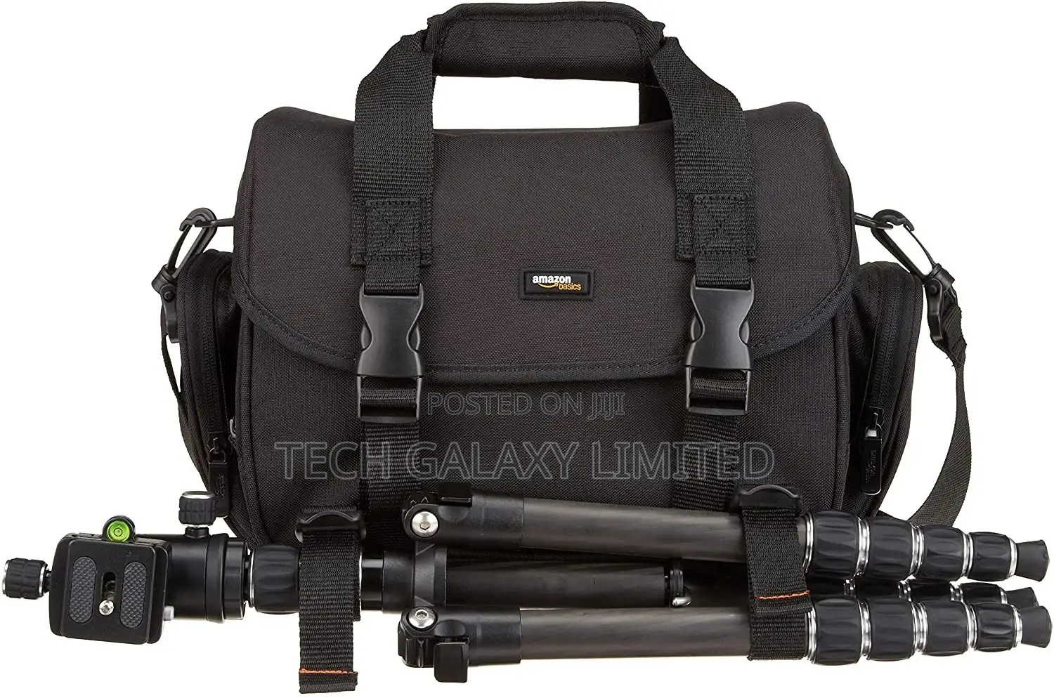 Amazonbasics Large DSLR Camera Bag Orange Interior
