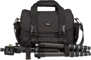 Amazonbasics Large DSLR Camera Bag Orange Interior