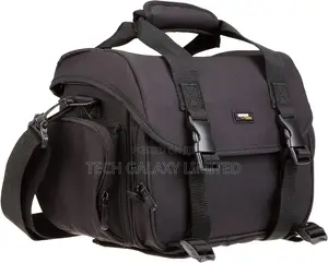 Amazonbasics Large DSLR Camera Bag Orange Interior