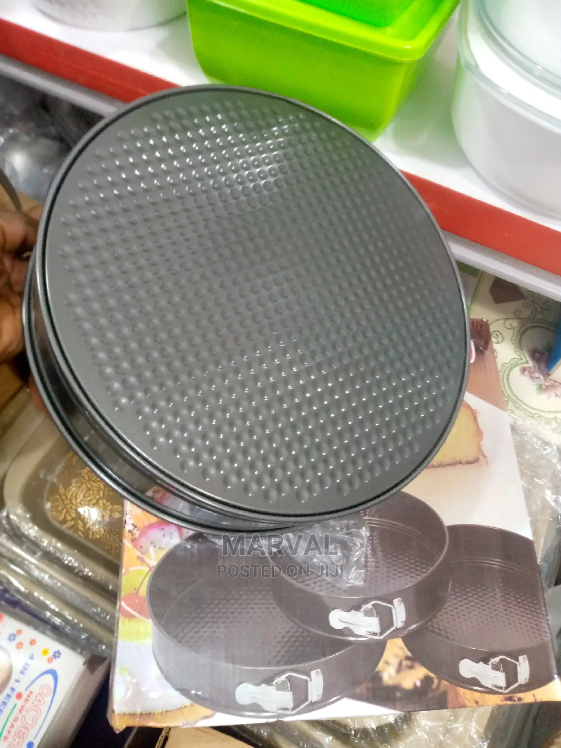 3 Pcs Round Shape Cake Mould