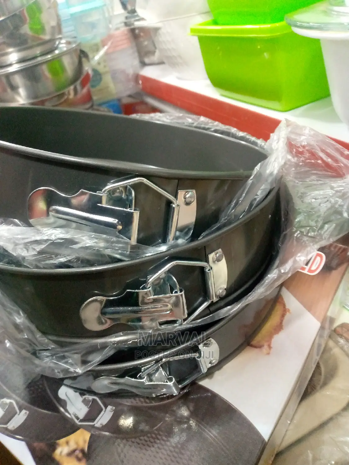 3 Pcs Round Shape Cake Mould