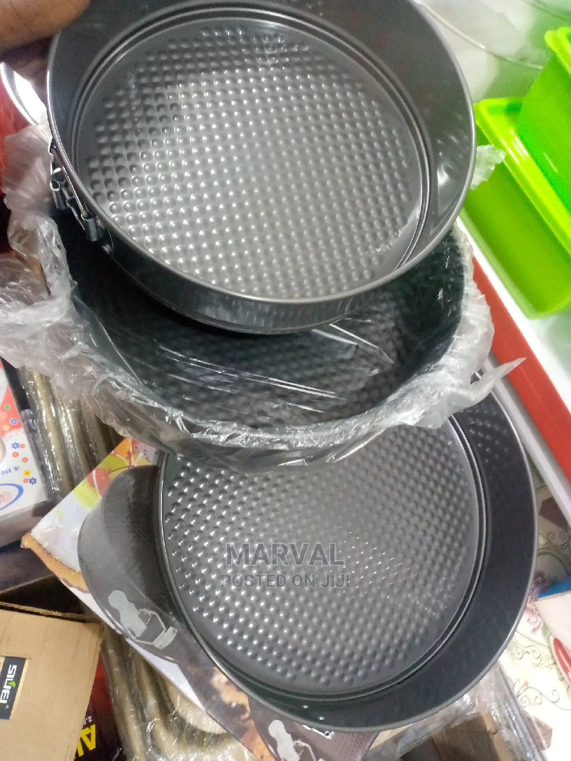 3 Pcs Round Shape Cake Mould