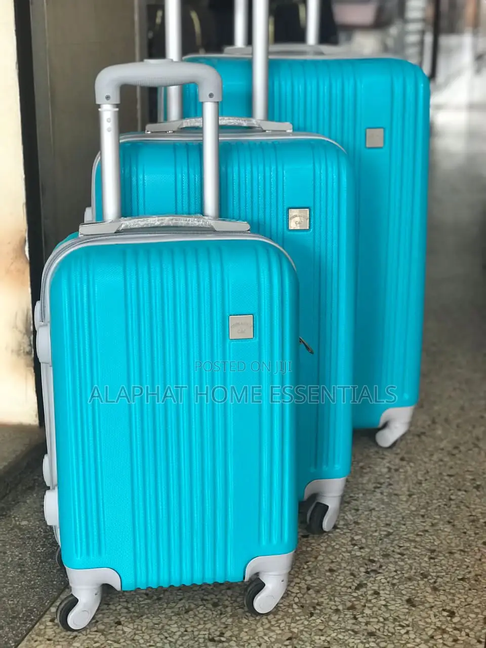 Set of Plastic Suit Cases