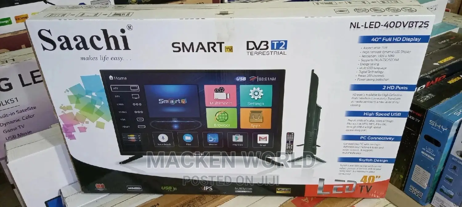 40 Saachi Smart Android Brand New TV