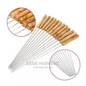 12pcs BBQ Skewers With Wooden Handles
