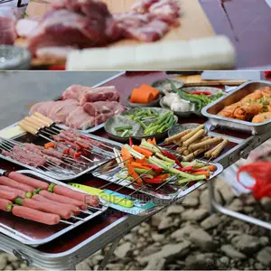 12pcs BBQ Skewers With Wooden Handles