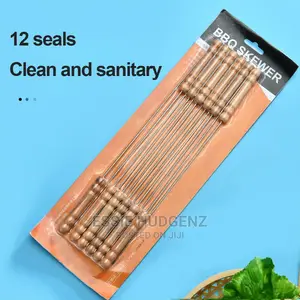 12pcs BBQ Skewers With Wooden Handles