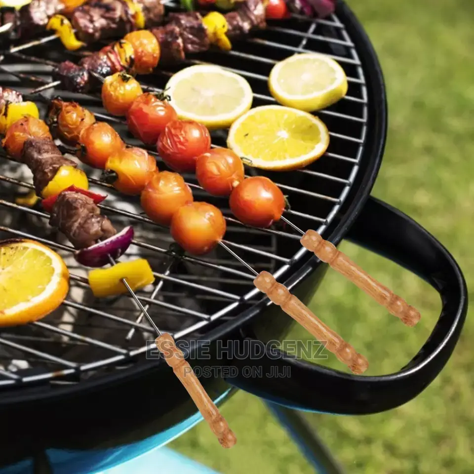 12pcs BBQ Skewers With Wooden Handles