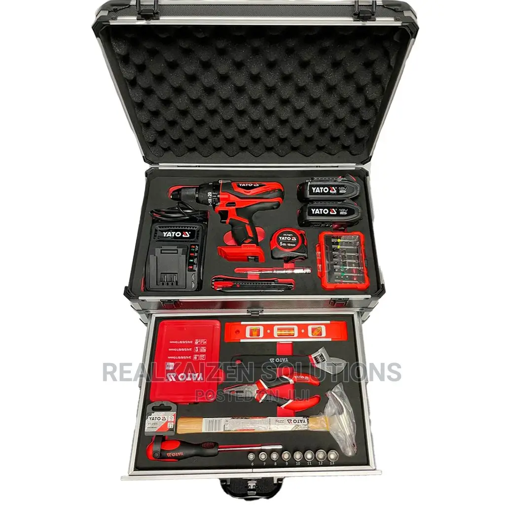 Poland YATO Premium Suitcase Cordless Drill Tool Set 96pcs