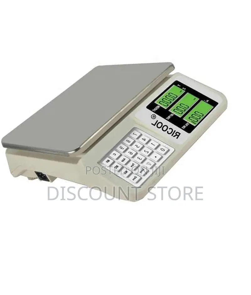 Green Backlight Commercial Computing Weigh Scales.