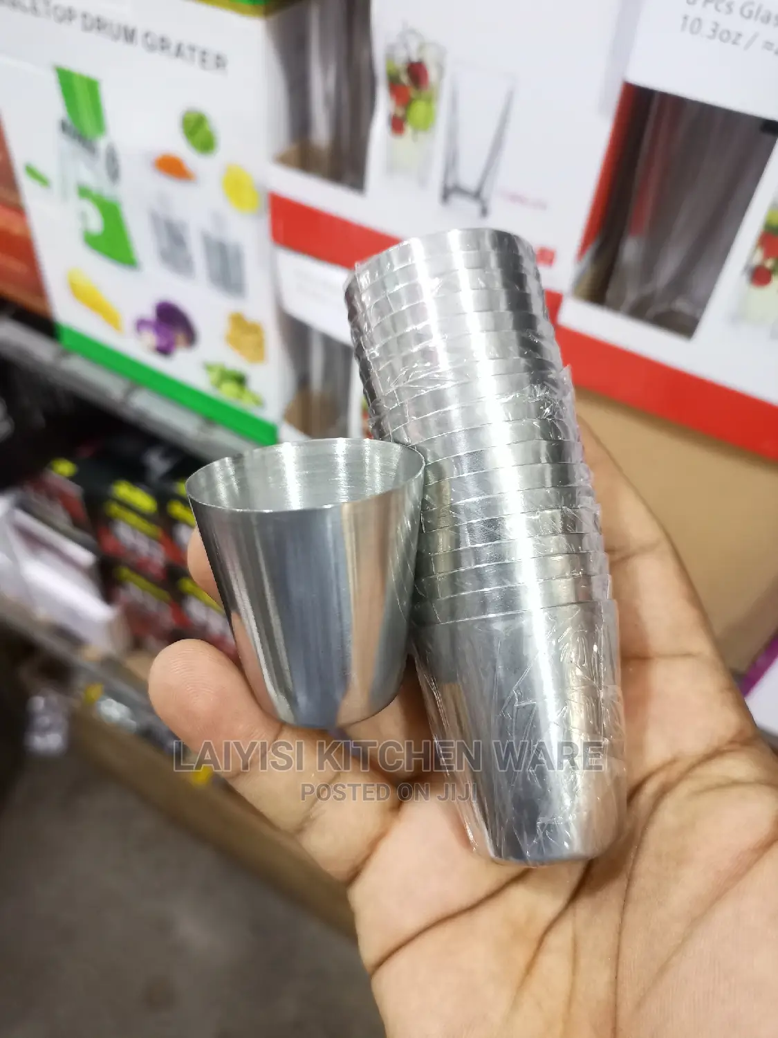 Toti Stainless Steel Small Glasses