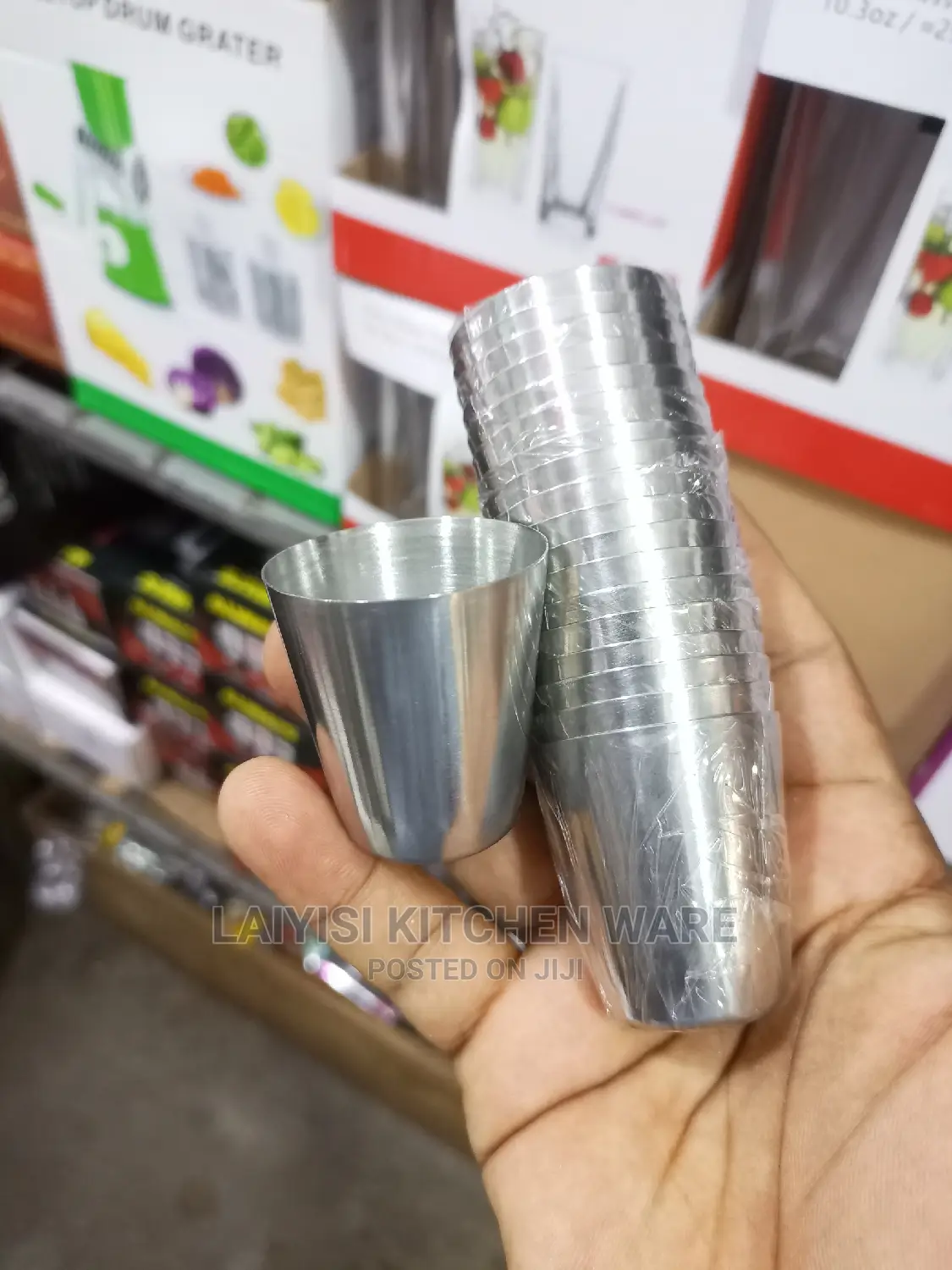 Toti Stainless Steel Small Glasses