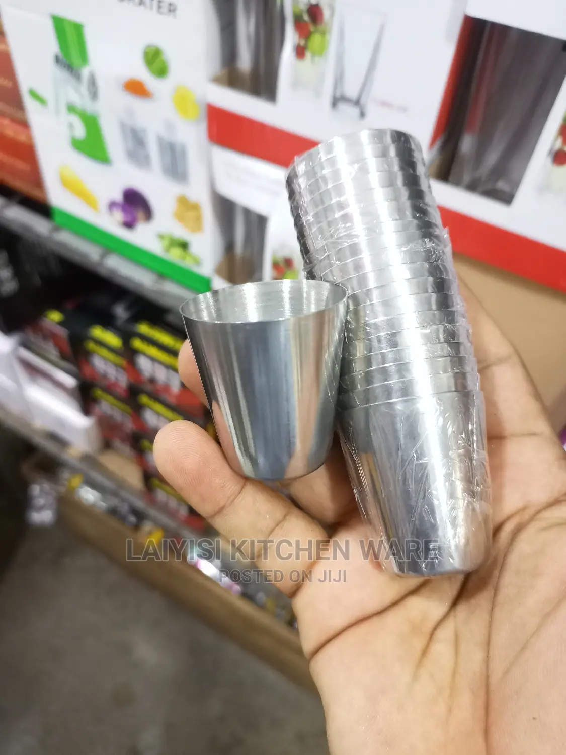 Toti Stainless Steel Small Glasses