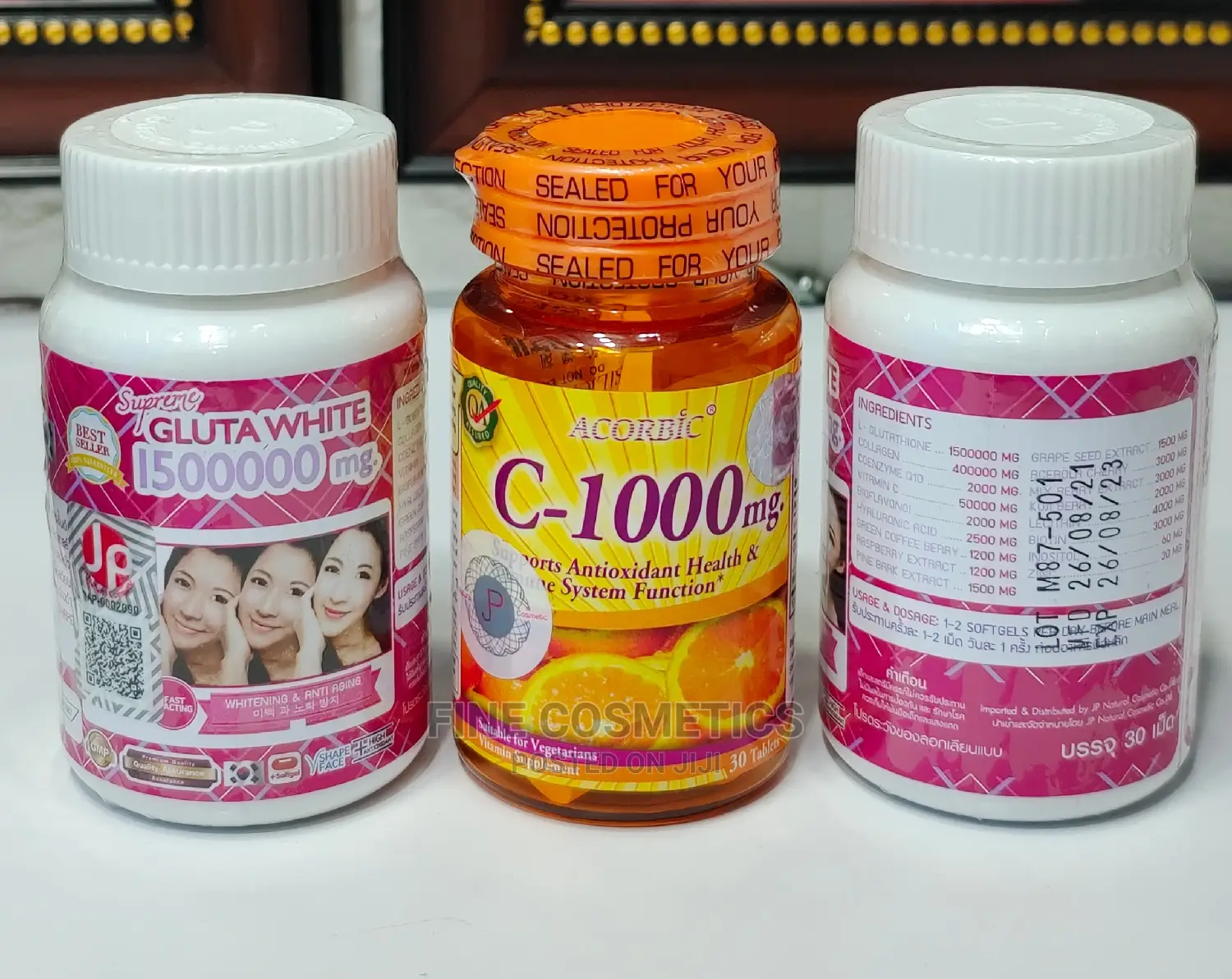 GLUTA WHITE 1500000 Mg Whitening and Anti Aging 30tablets
