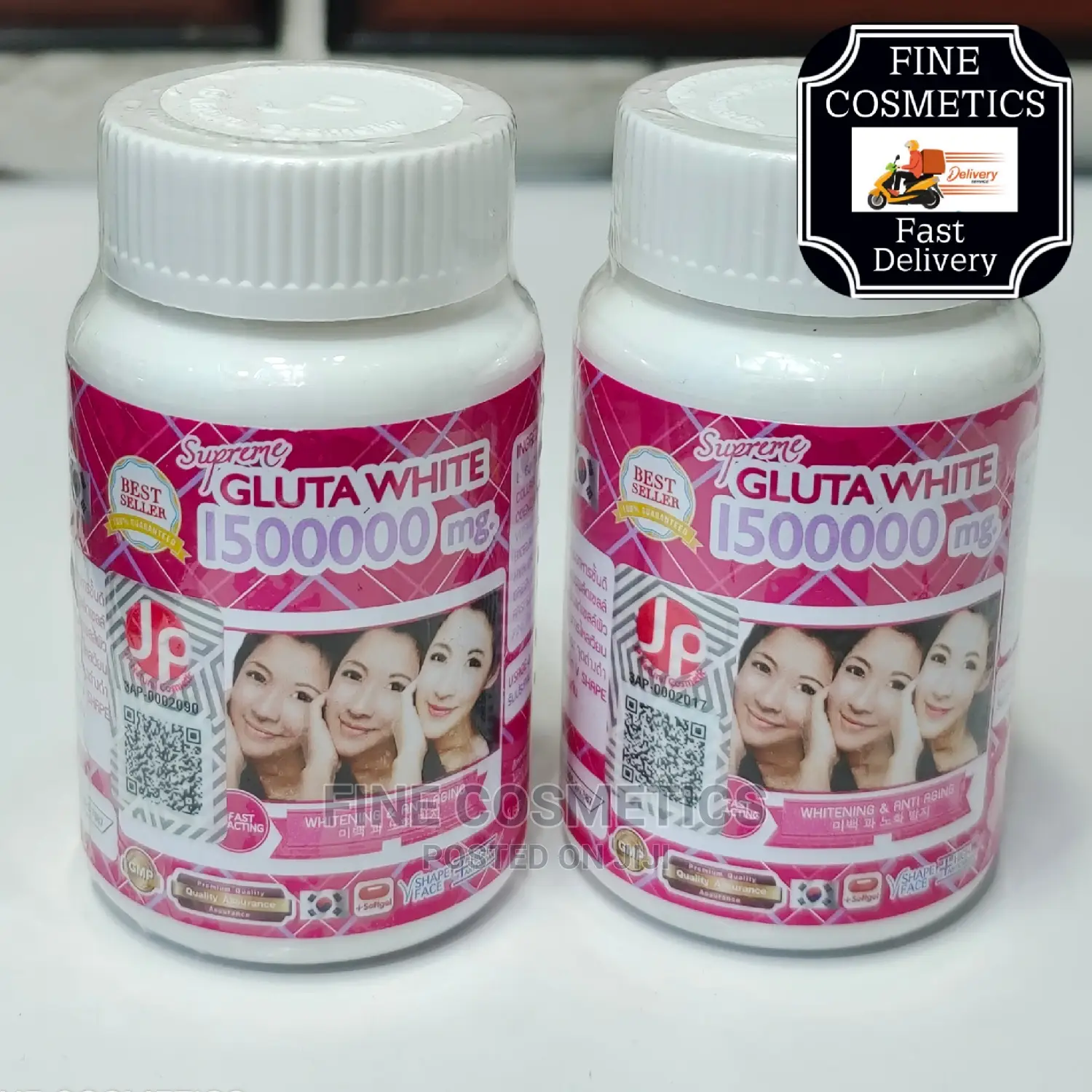 GLUTA WHITE 1500000 Mg Whitening and Anti Aging 30tablets