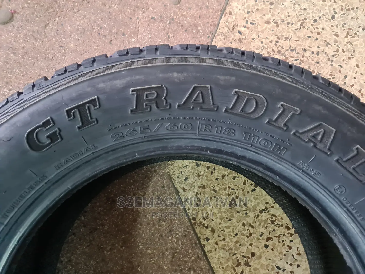 265/60r18 Gt Savero Second Hands