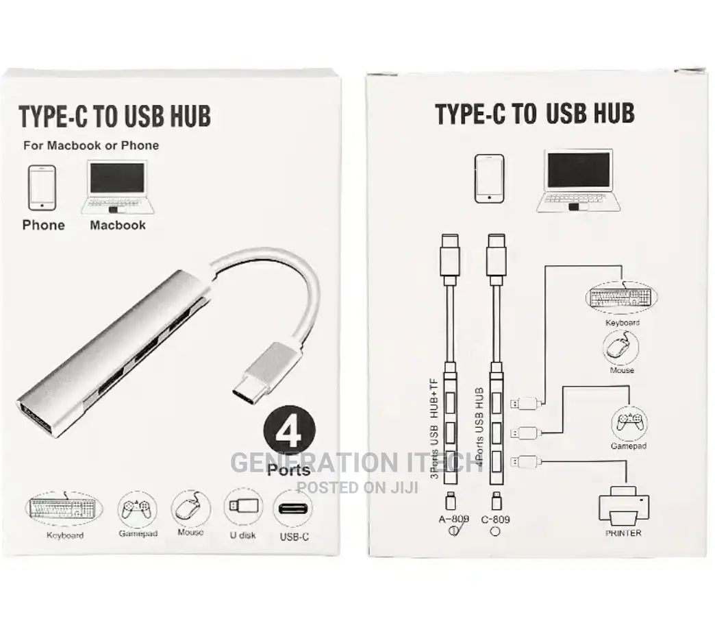 Type C to Usb Hub - 3.0 - 4 Port