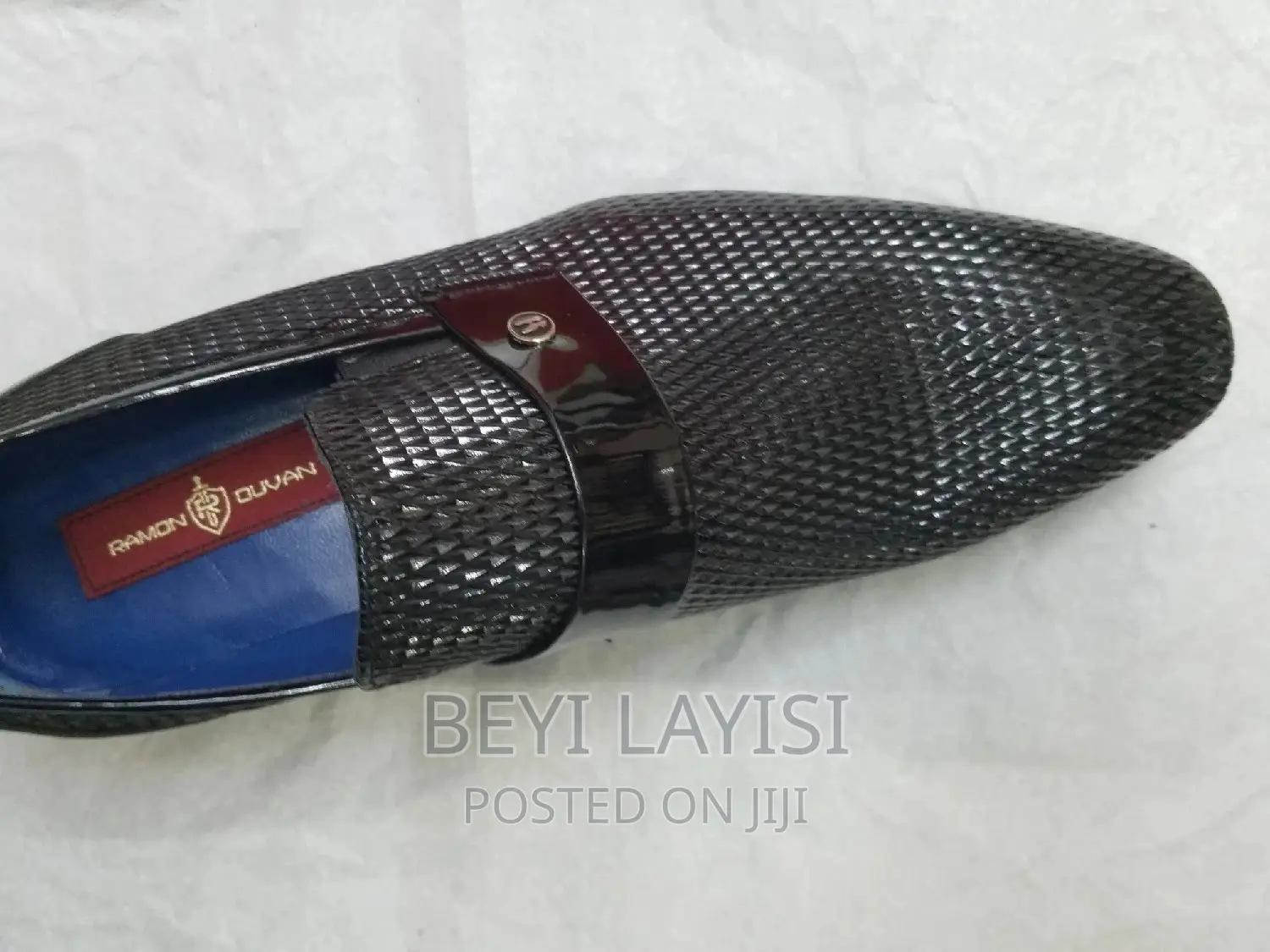 Italian Men's Shoes Black Ramon Duvan