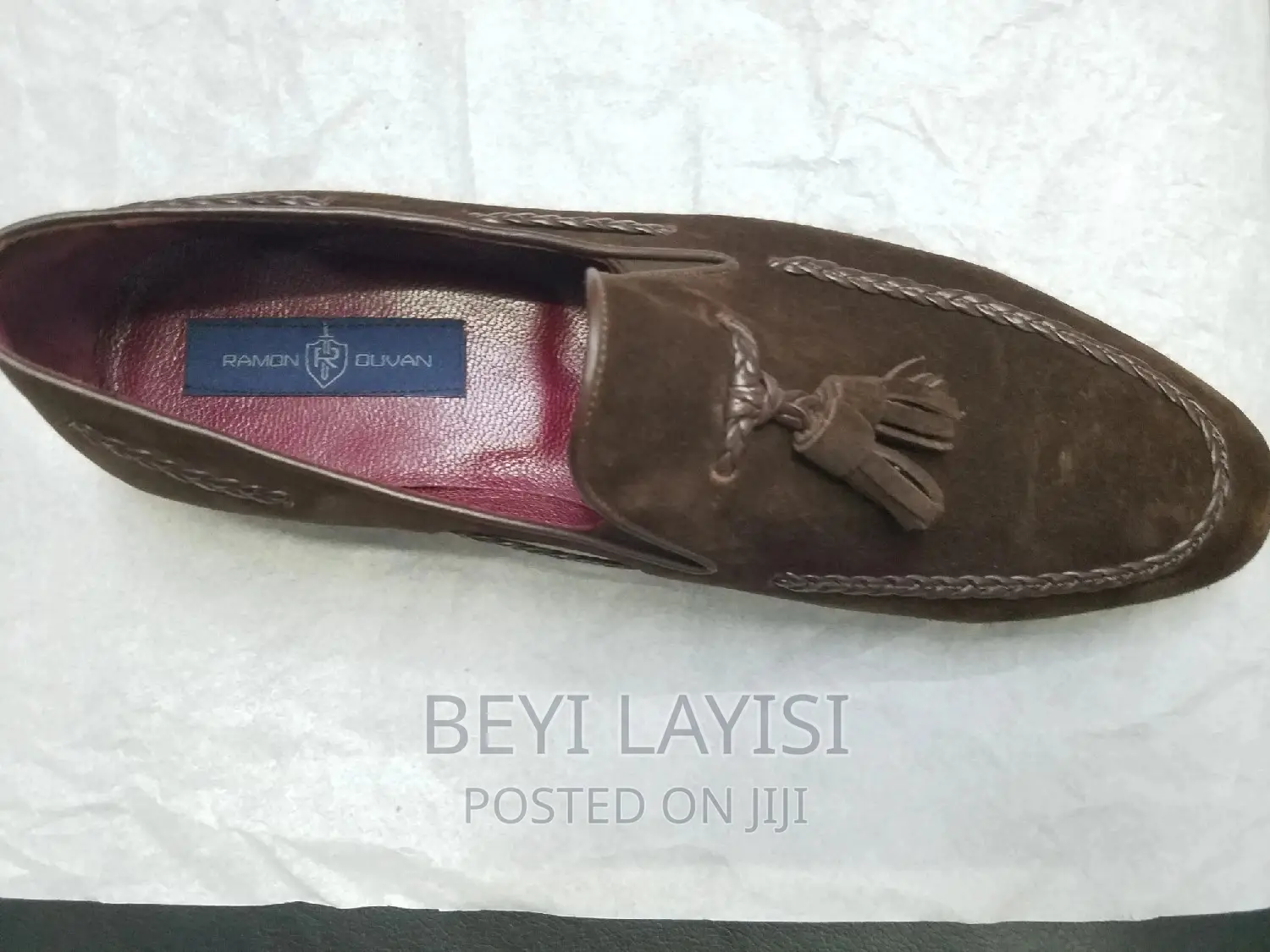 Italian Brown Suede Men Shoes