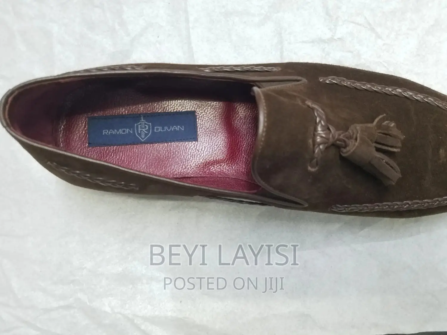 Italian Brown Suede Men Shoes