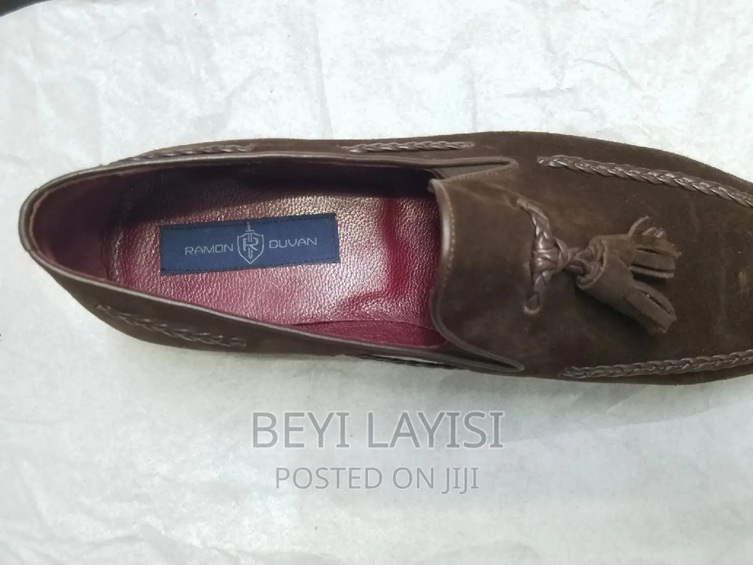 Italian Brown Suede Men Shoes