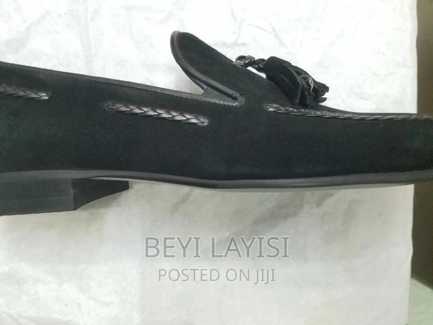 Black Suede Shoes for Men.Made in Italy