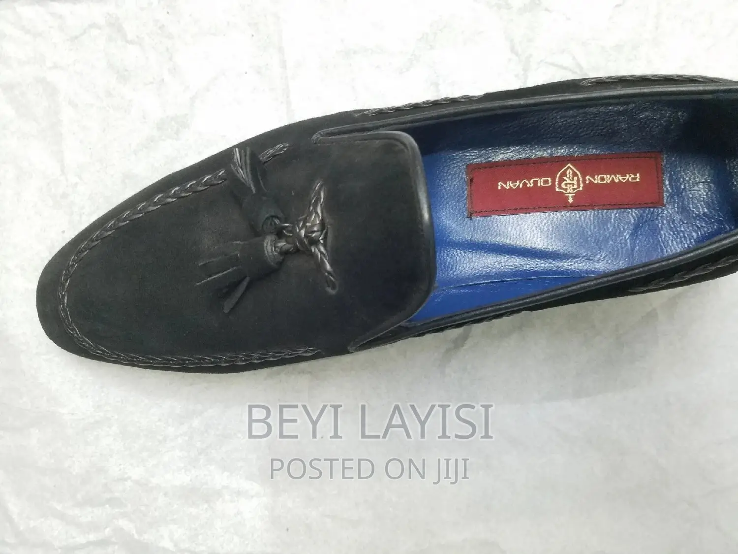 Black Suede Shoes for Men.Made in Italy