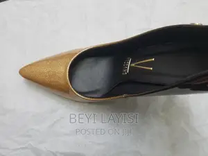Hot Golden Ladies Stilettos.Made In Brazil