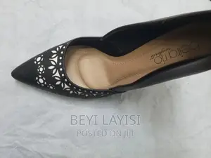 Brazilian Pure Black Leather Ladies Shoes