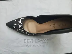 Brazilian Pure Black Leather Ladies Shoes