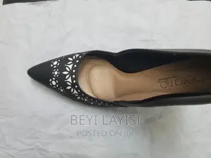 Brazilian Pure Black Leather Ladies Shoes
