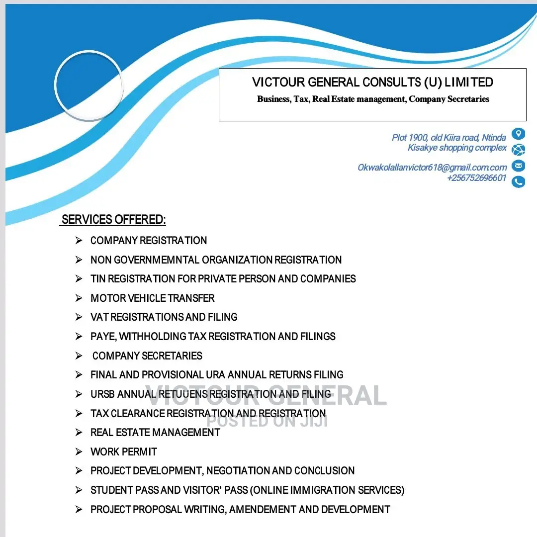 Company Service,Registrations of Services,URA Tax Services