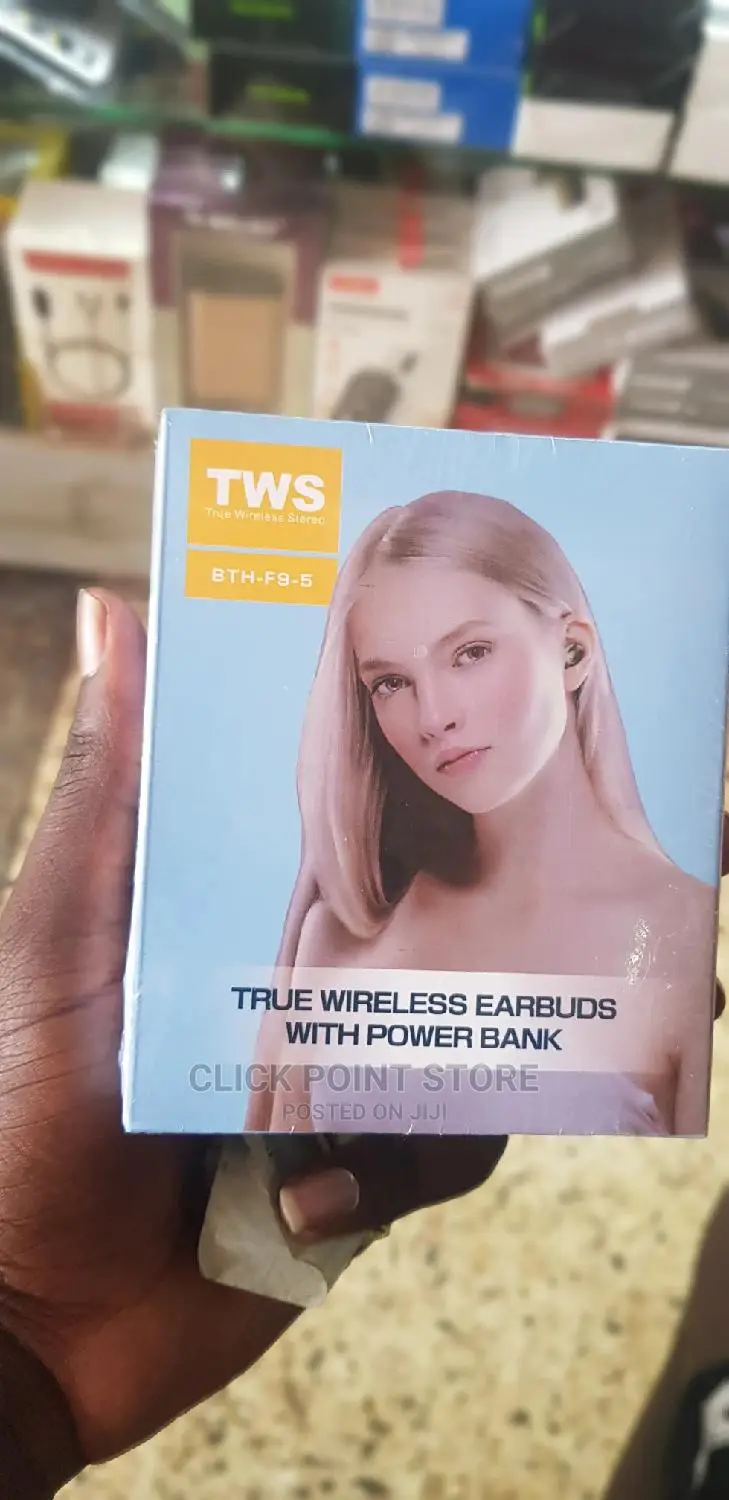 F9 True Wireless Earbuds/ Black
