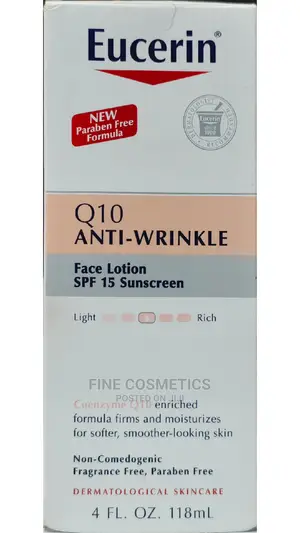 Eucerin Q10 Anti-wrinkle Face Lotion With SPF 15 Sunscreen