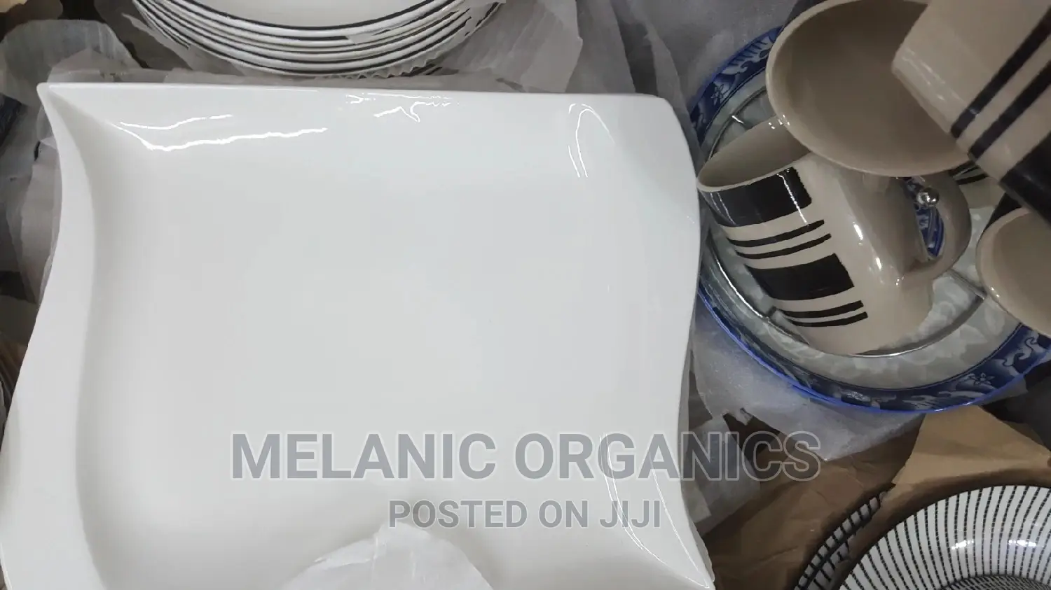 Square Dinners Plates 6 Pieces