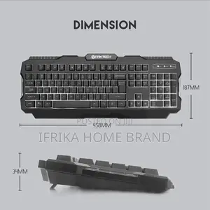 Gaming Keyboard Backlit Keyboards USB 104 Keycaps Keyboard