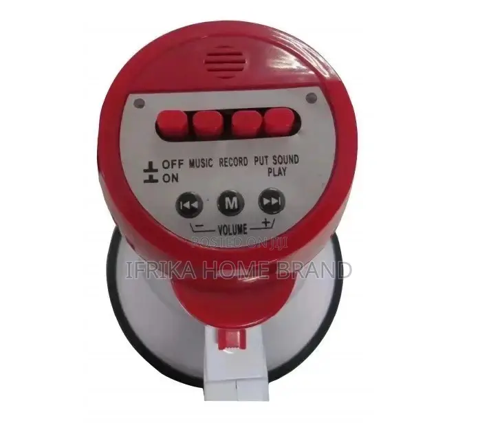4 Batteries Mini Megaphone With Talk/Siren/Record