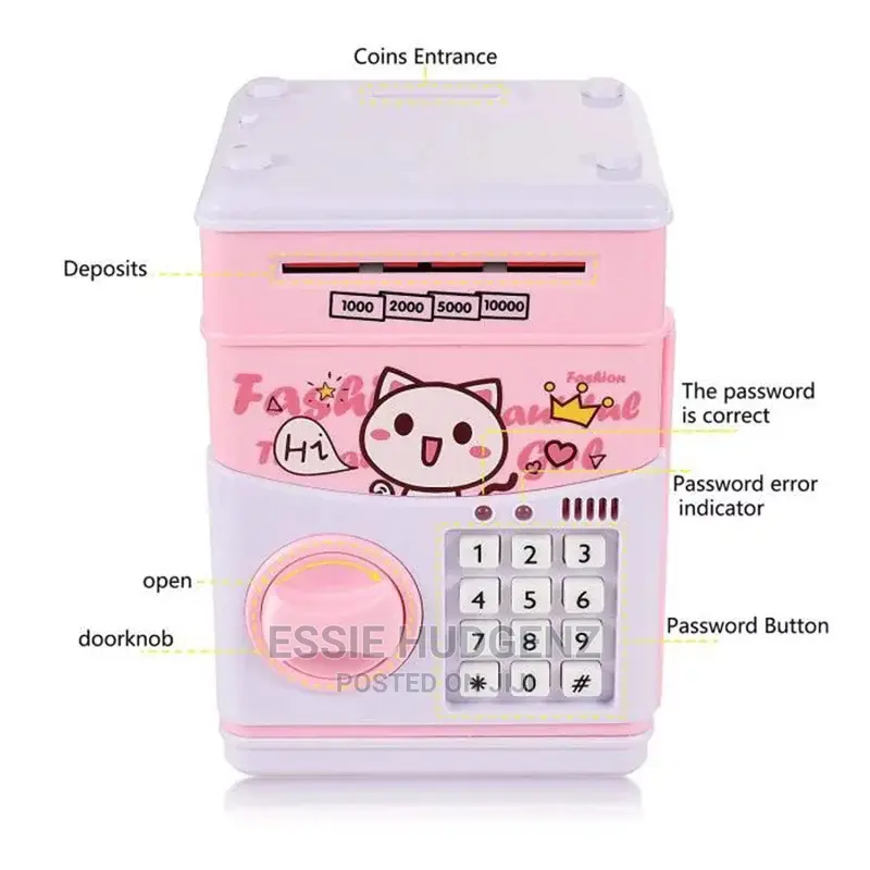 Kids Cartoon Piggy Bank