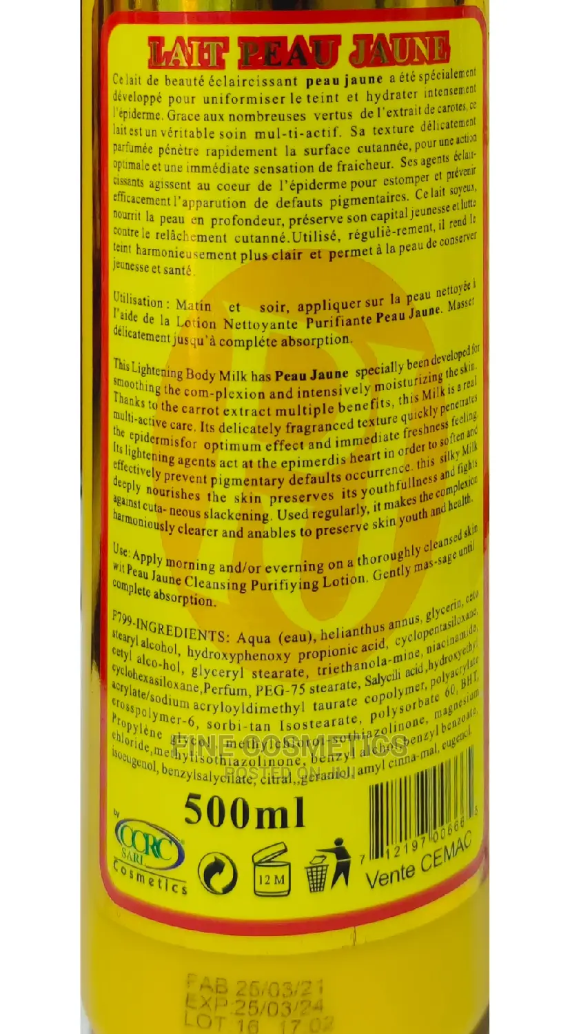 Peau Jaune Brightening Body Lotion 500ml