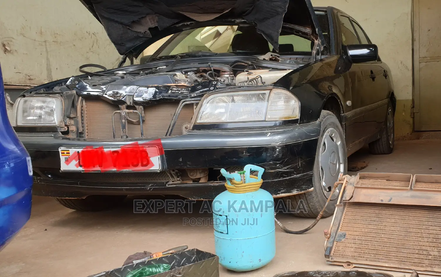 Benz AC Repair and Gas Refilling