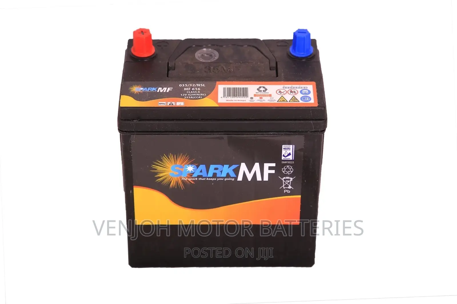 NS40 - 35 AH Spark Maintenance Free Car Battery