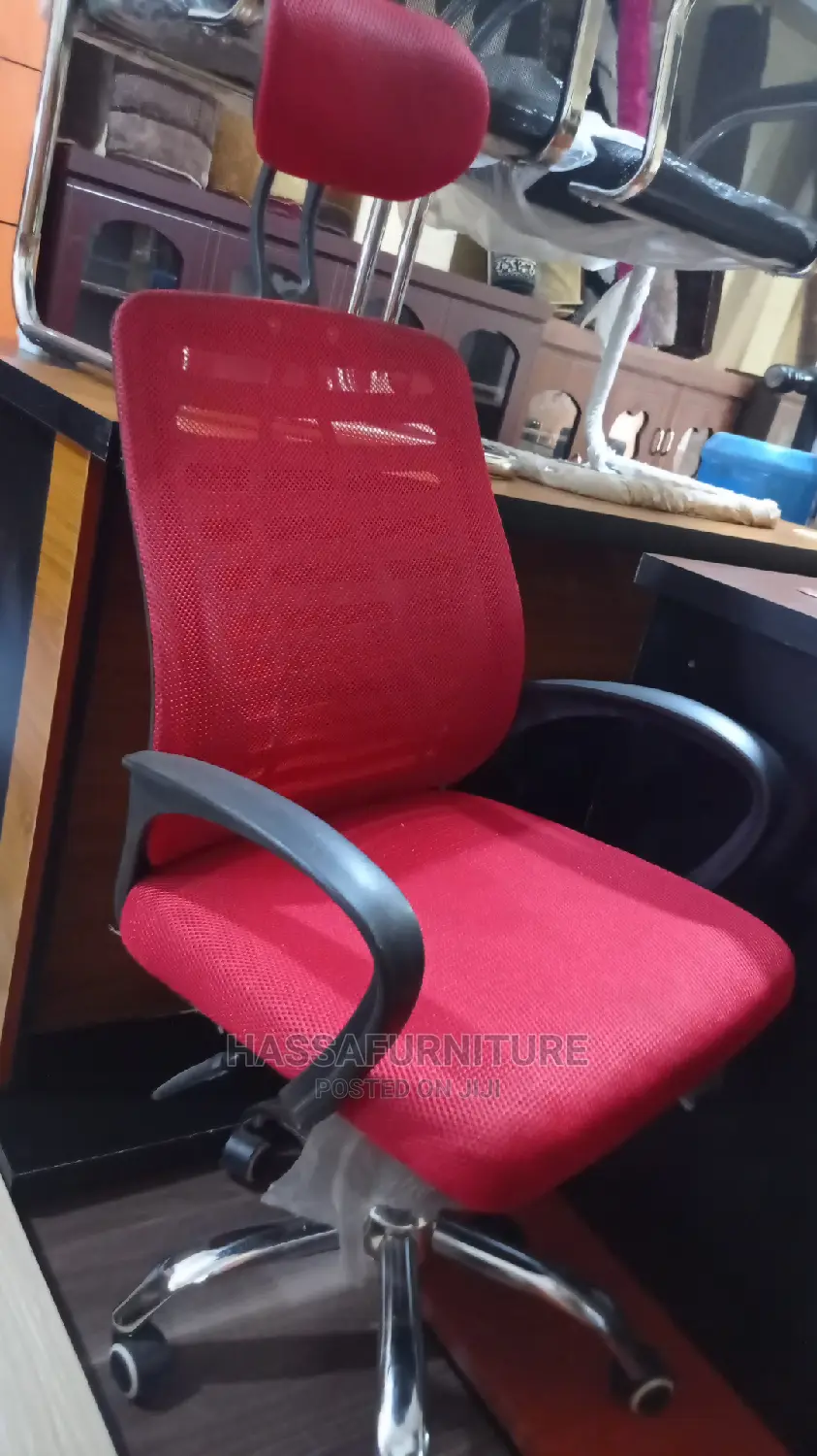 High Back Office Chair Red Colour