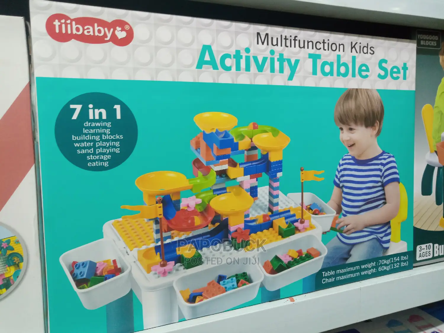 7 in 1 Activity Building Blocks Table