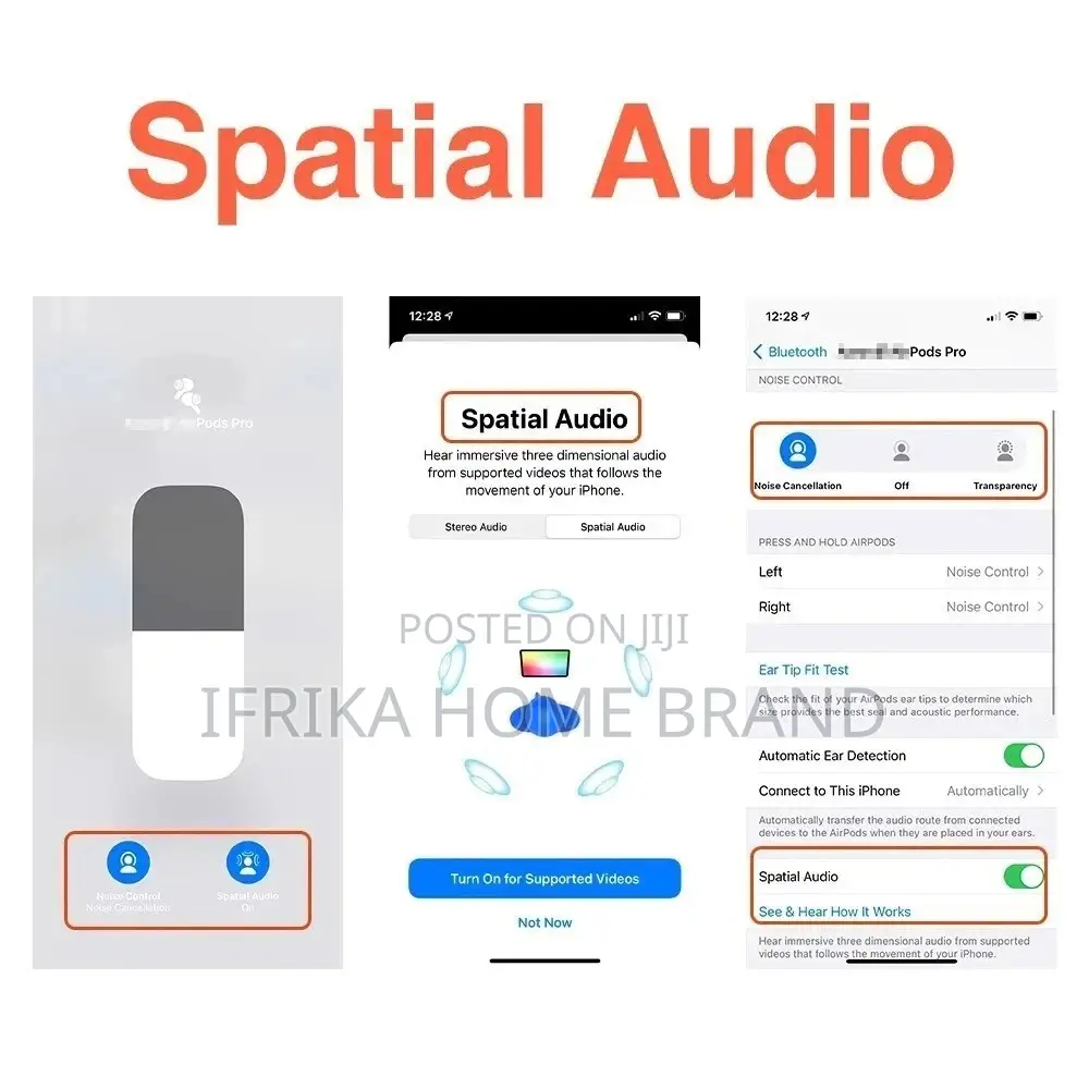 Airpods Pro Strong Base Wireless Earbuds Real Serial Number