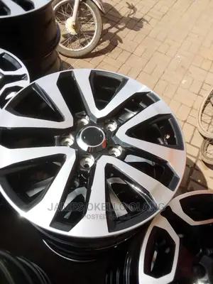 Landcrusier Rims Size 17 and 18 Respectively.