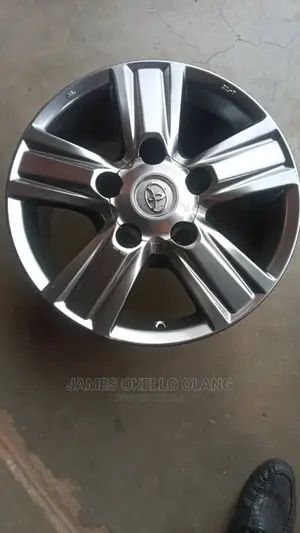 Landcrusier Rims Size 17 and 18 Respectively.