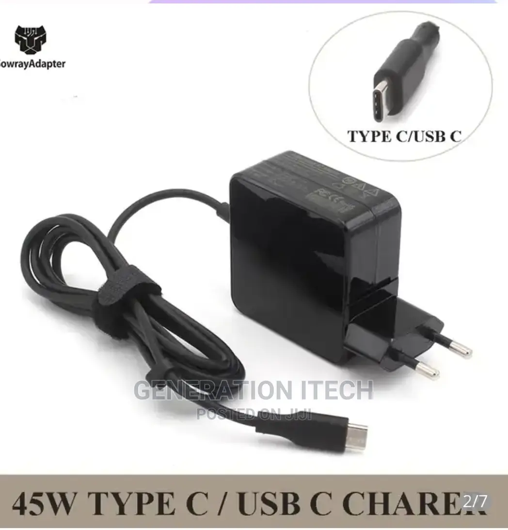 Usb Type - C Fast Charger 45W - PD -Power Adapter - Macbook