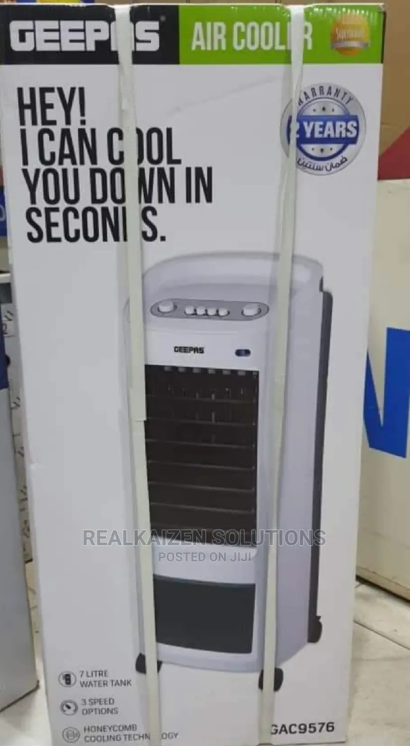 Geepas 7L Personal Portable Air Cooler 65W